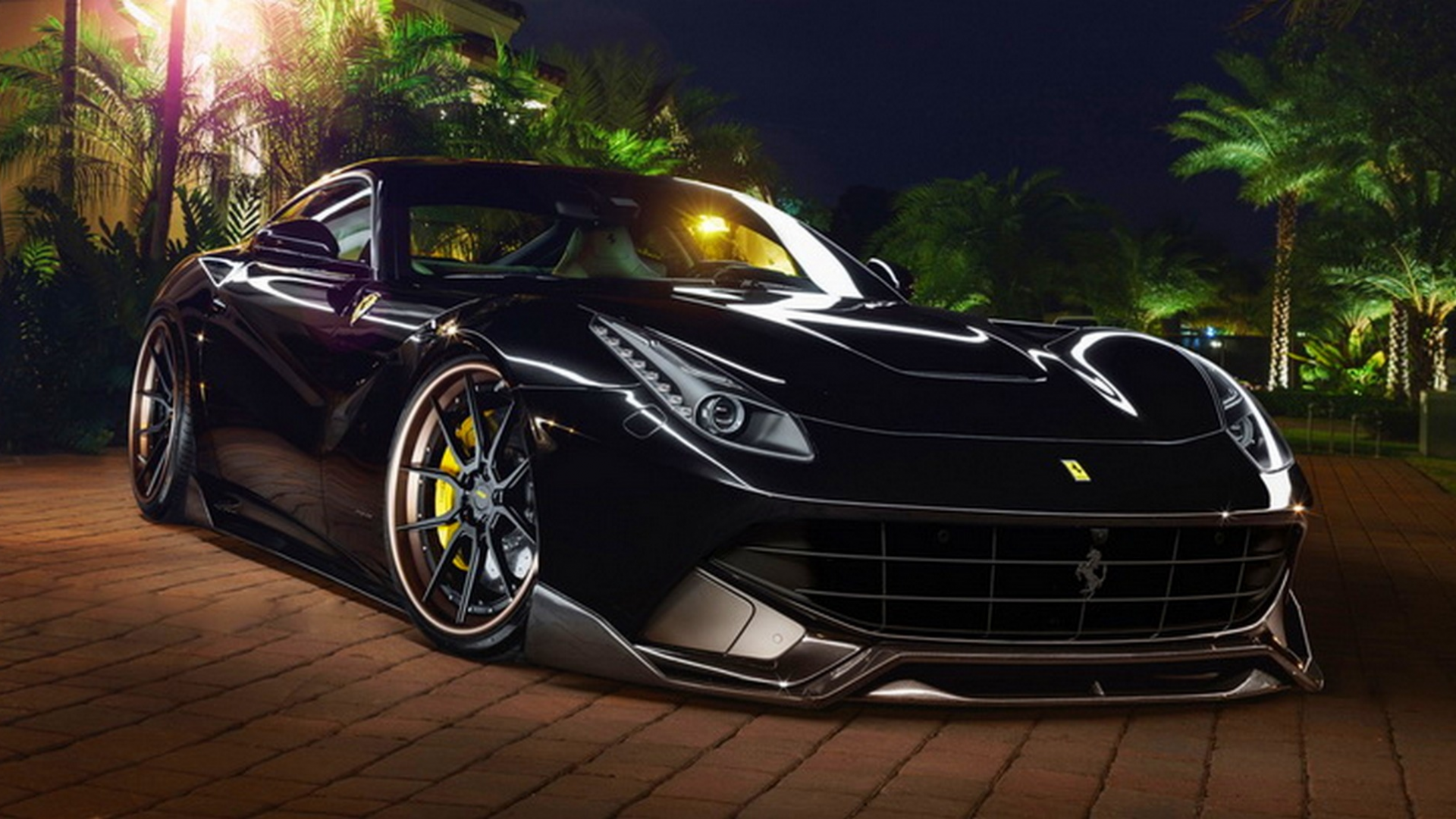 Ferrari f12 Berlinetta ночь