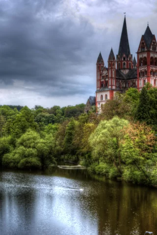 германия, пейзаж, замок