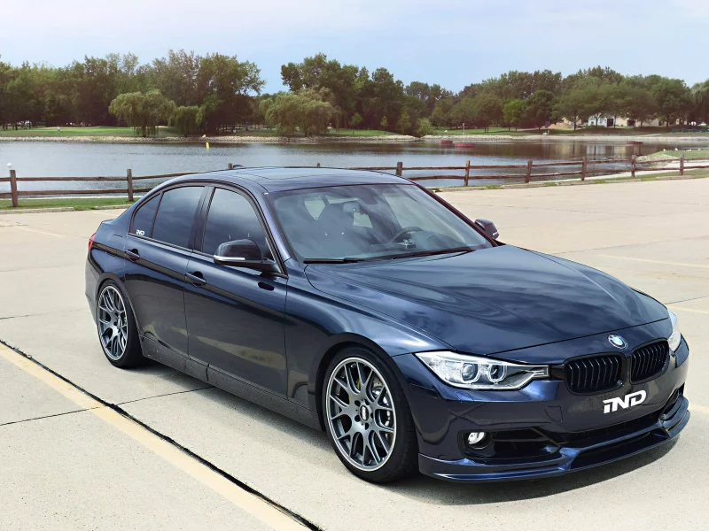 bmw, f30, 3 series, tuning, dark blue