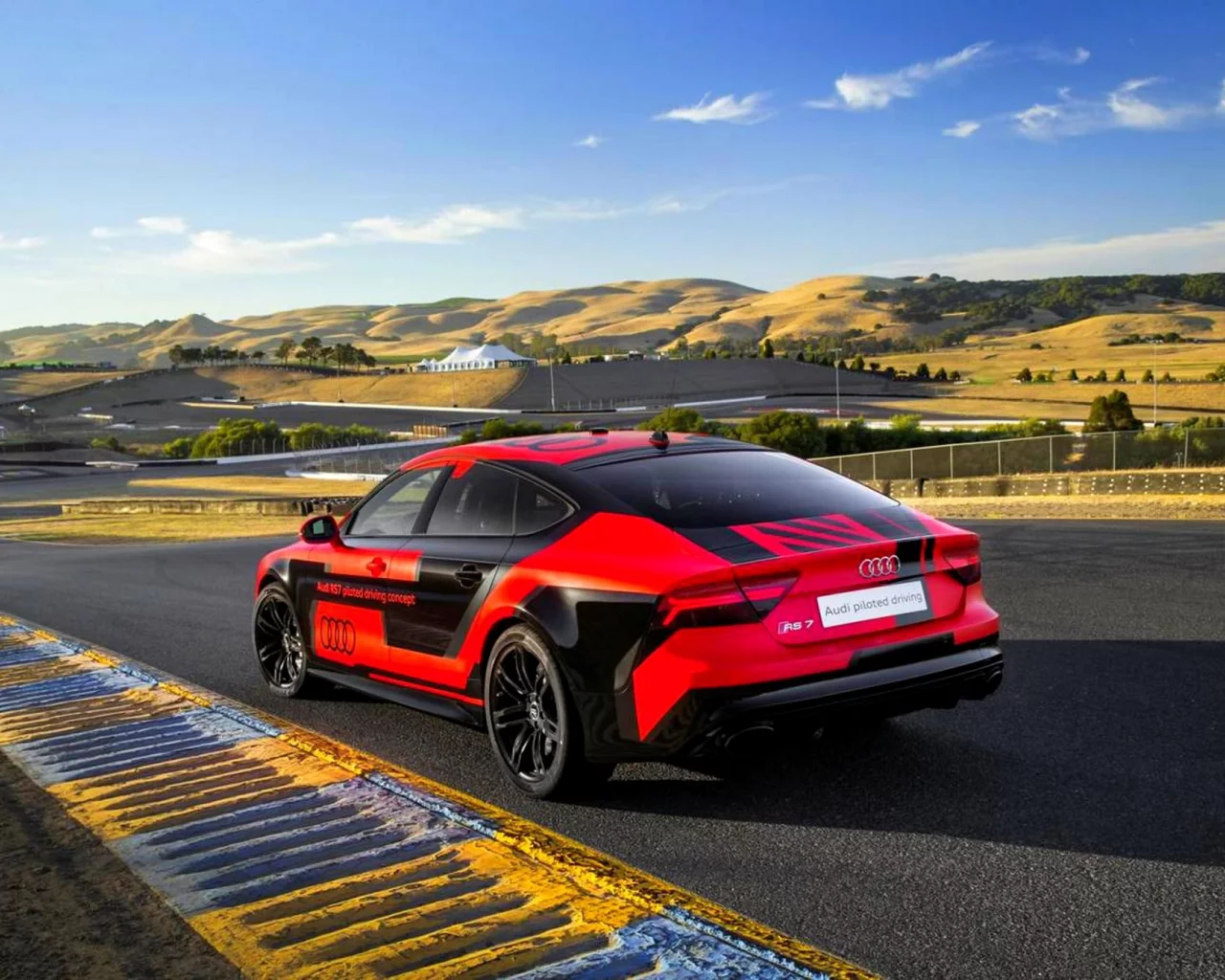 авто, тюнинг, Audi RS7, горы, дорога