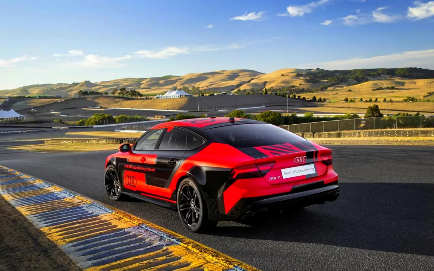 авто, тюнинг, Audi RS7, горы, дорога