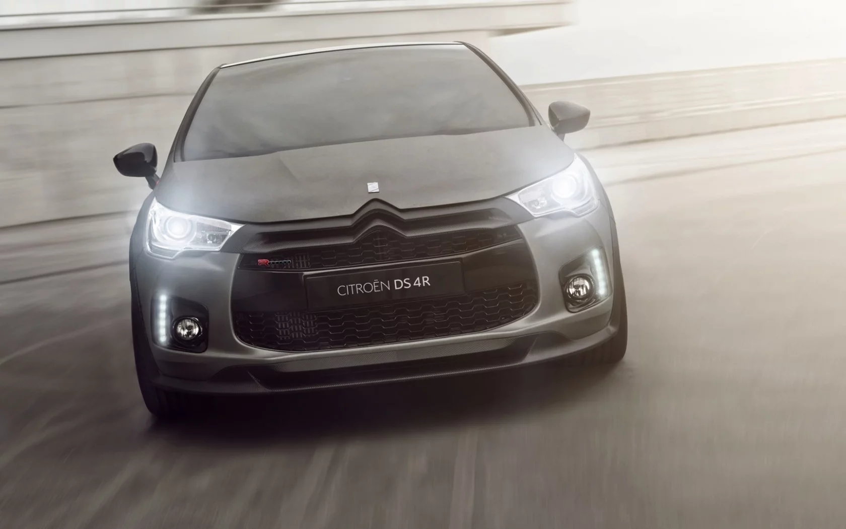 citroen, concept, капот, фары