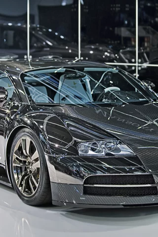 Автосалон, витрина, Bugatti-Veyron-Mansory