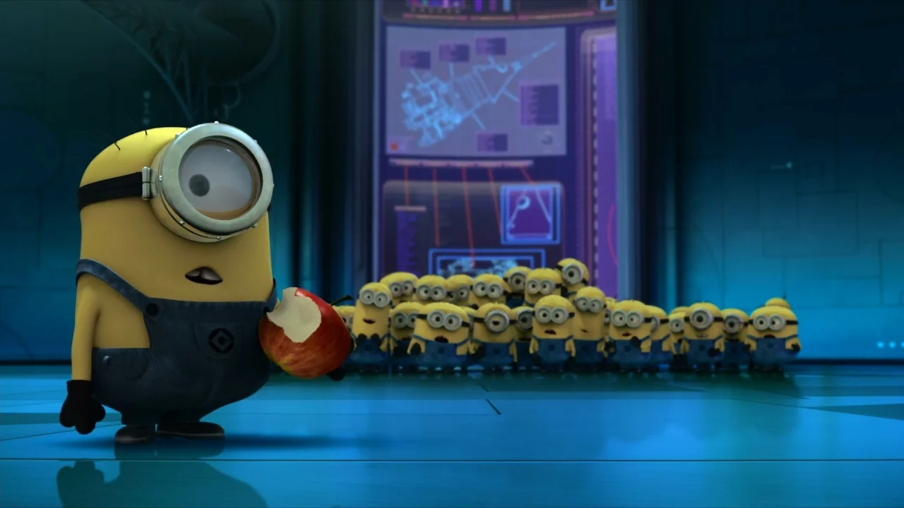 despicable me, apple, гадкий я, minions, миньоны, яблоко