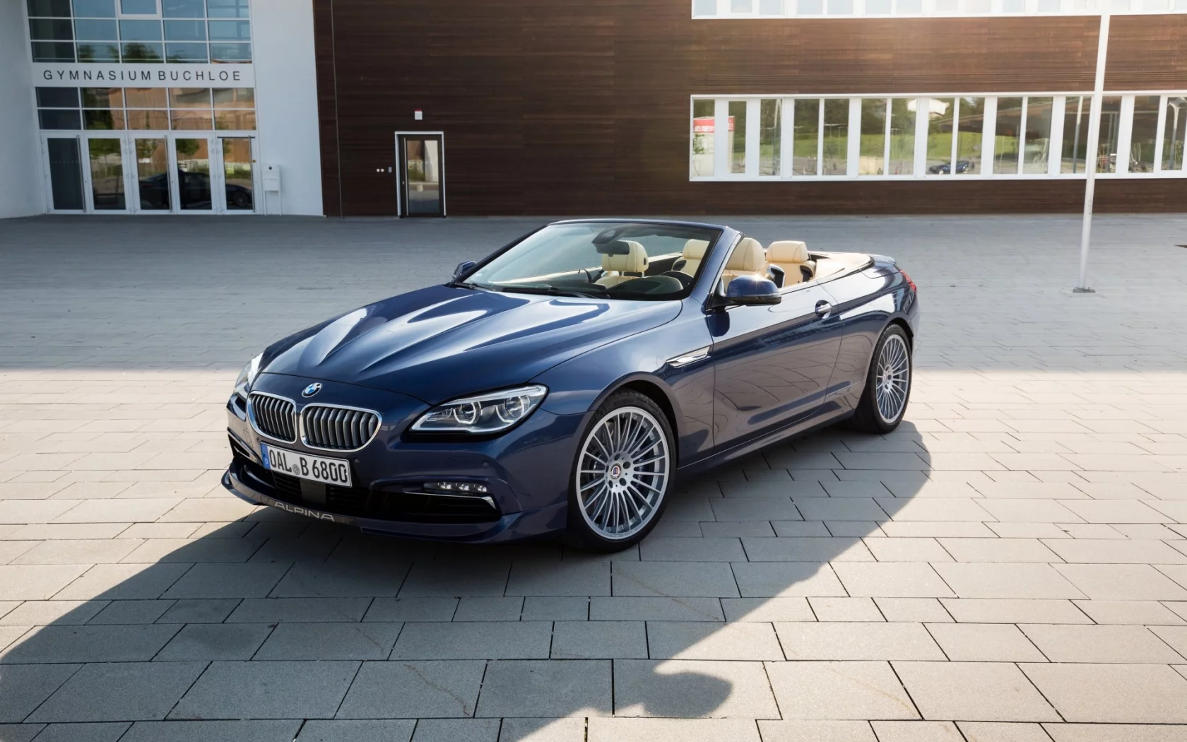 Площадка, здание, авто, BMW-Alpina-B6-Bi-Turbo.