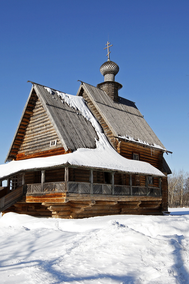 Деревянная Никольская Церковь Суздаль