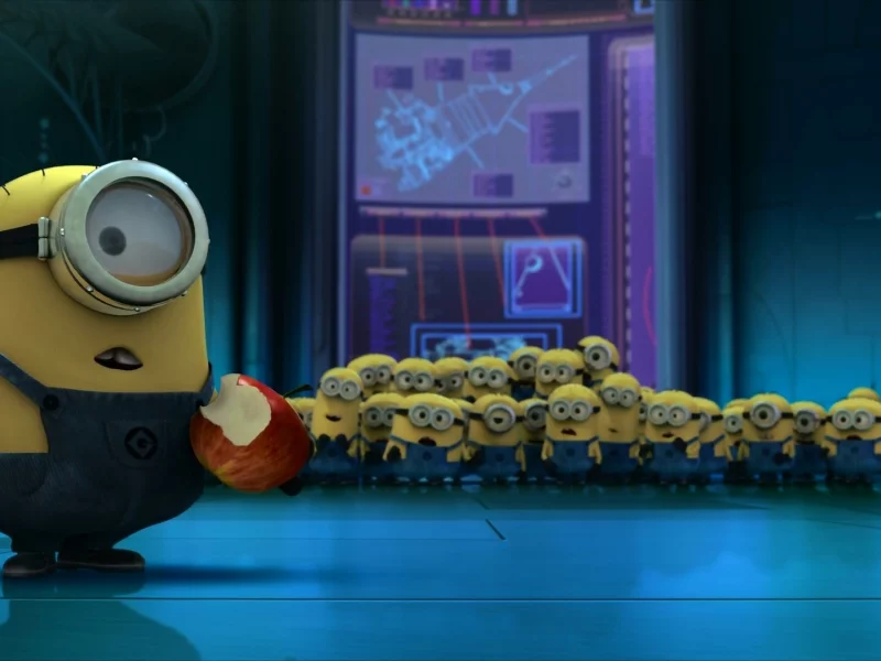 despicable me, apple, гадкий я, minions, миньоны, яблоко