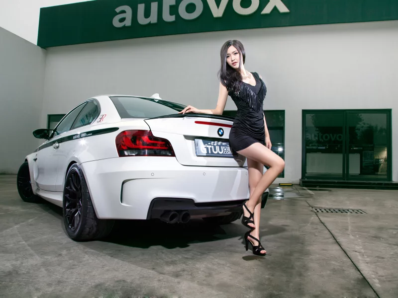 авто, девушка