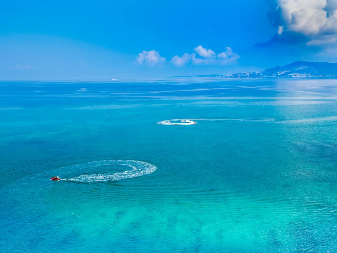 люди, море