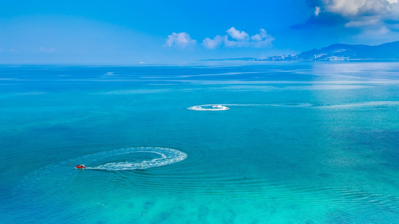люди, море