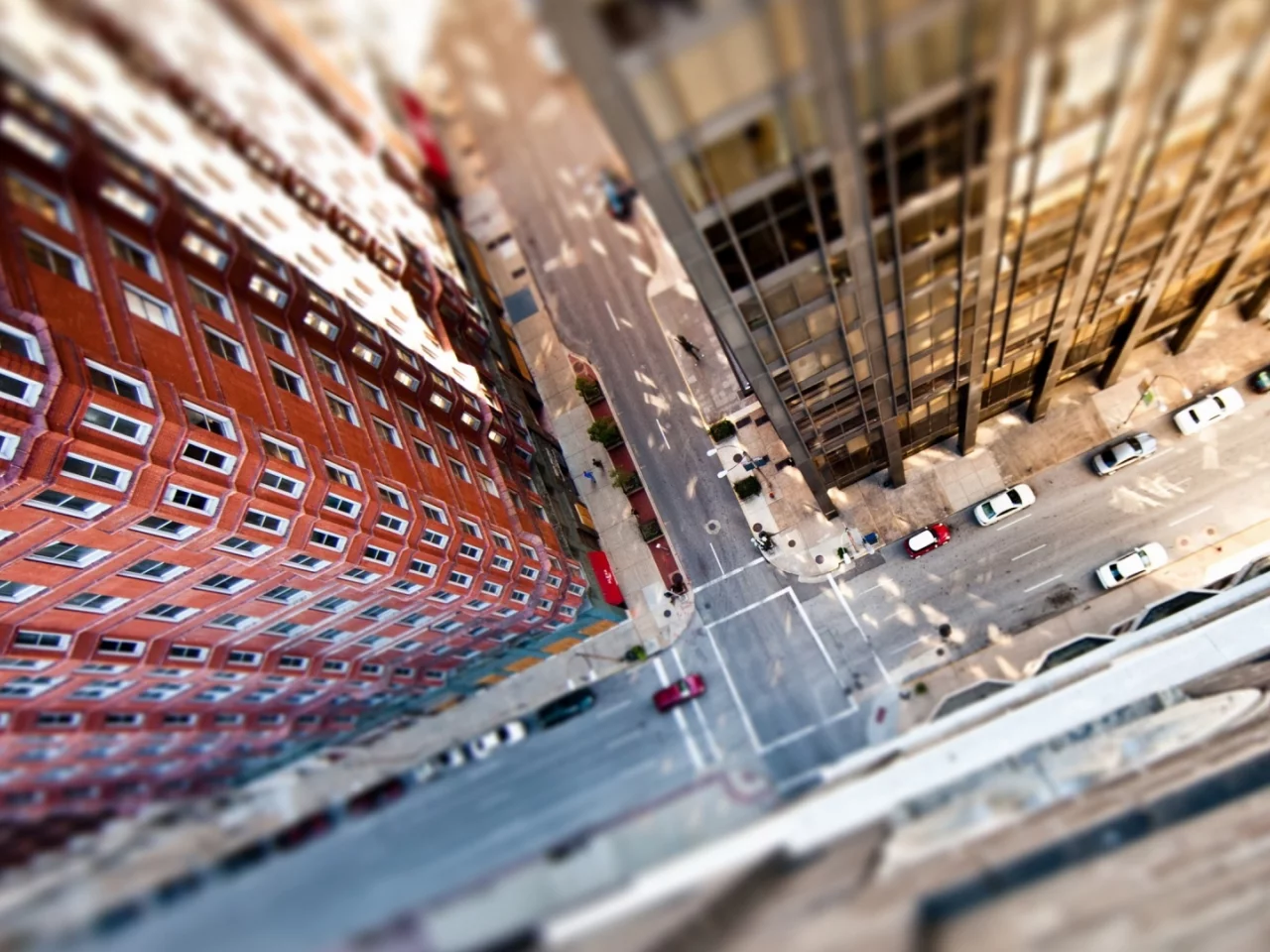 New-York, Building, Street, Tilt-Shift