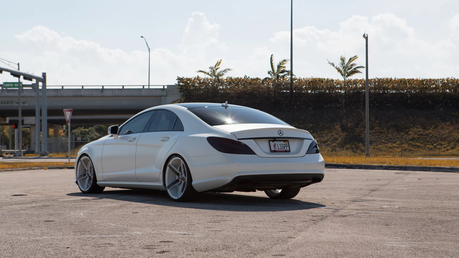 задок, тюнинг, cls 550, мат, белый, mercedes