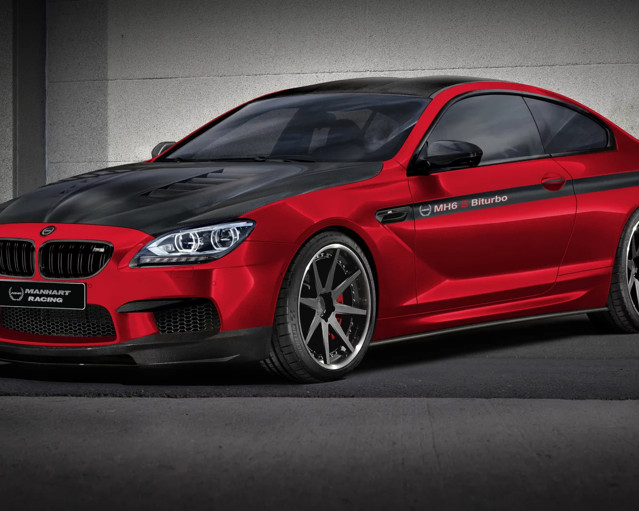 tuning, 6 series, авто, бмв, тюнинг, купе, manhart racing, car, bmw m6