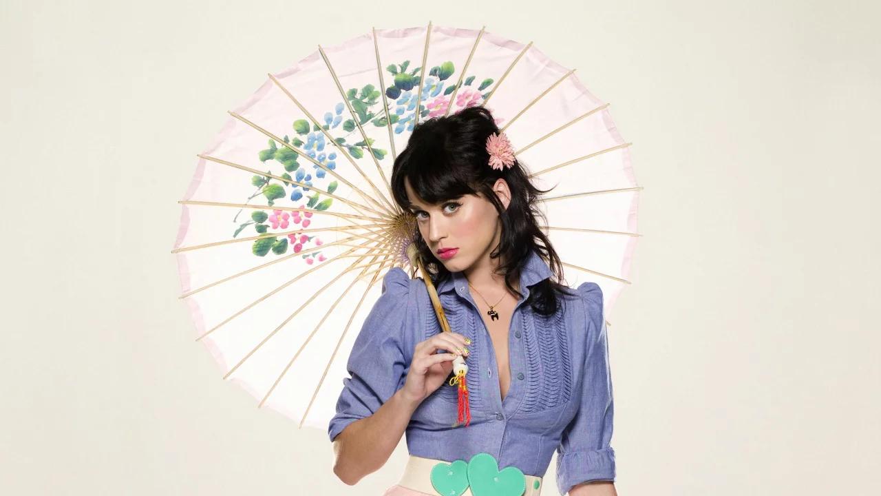 зонтик, певица, katy perry, кэти перри, девушка