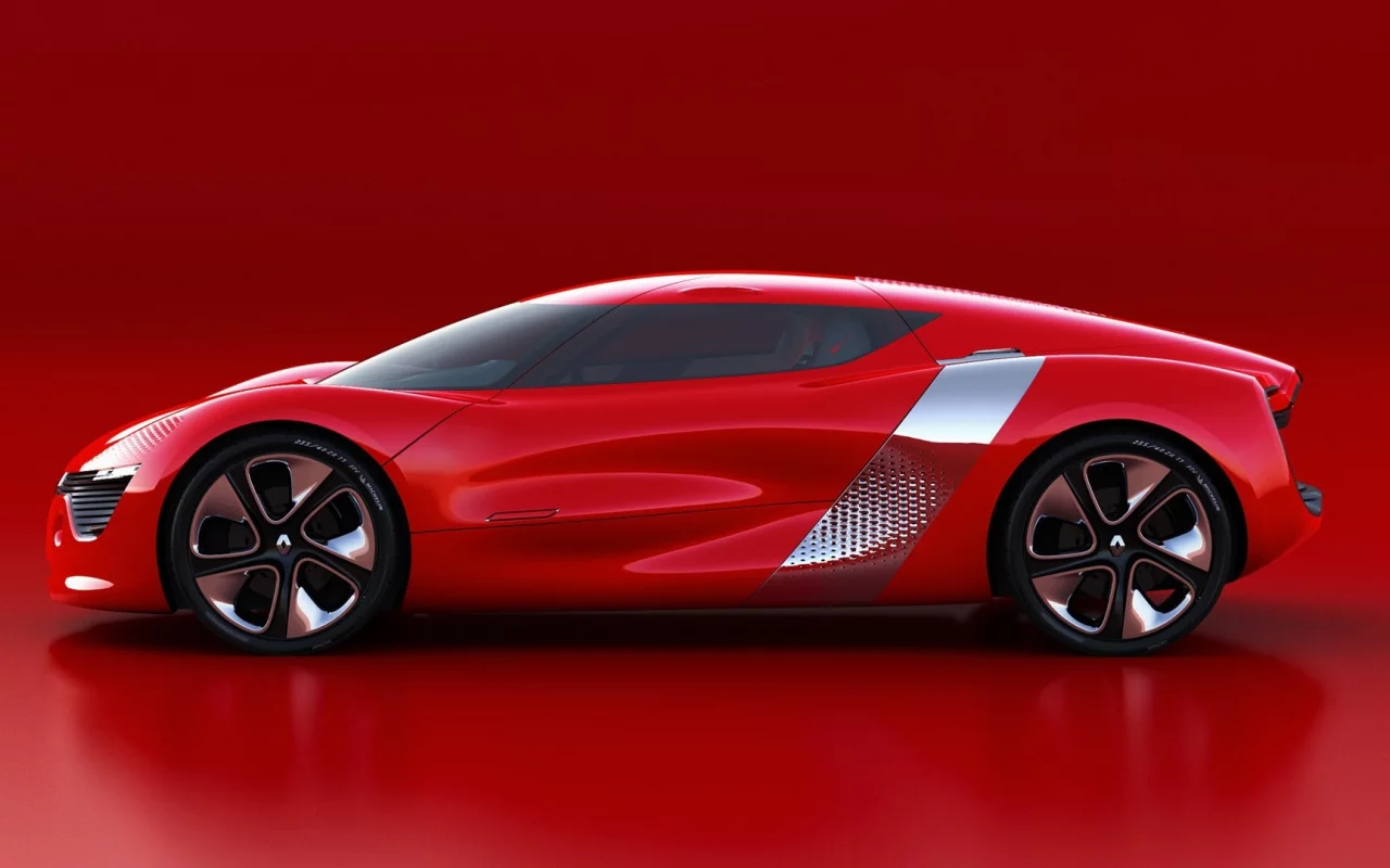 Renault, Dezir, Open, Doors, Side, Red