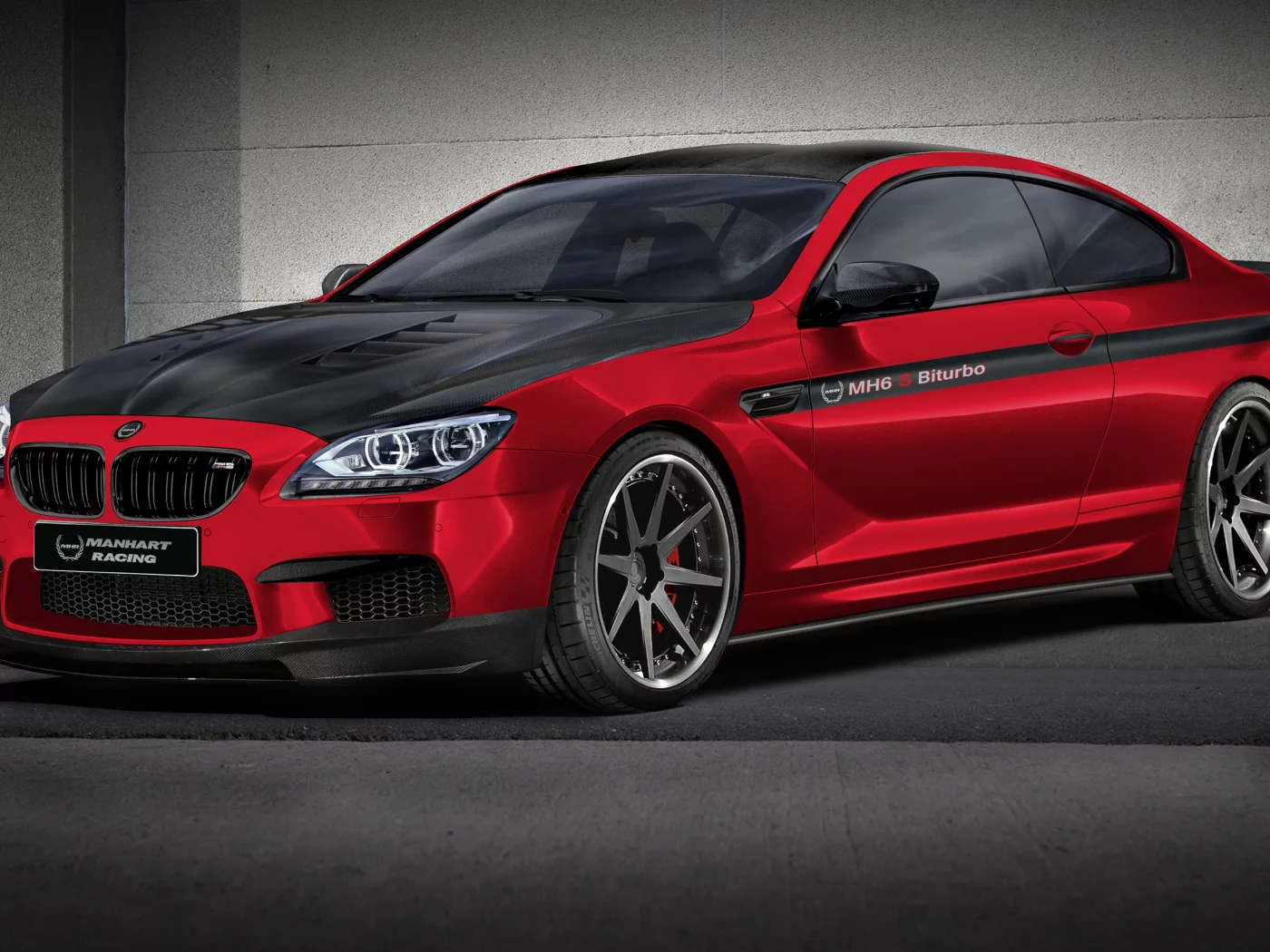 tuning, 6 series, авто, бмв, тюнинг, купе, manhart racing, car, bmw m6