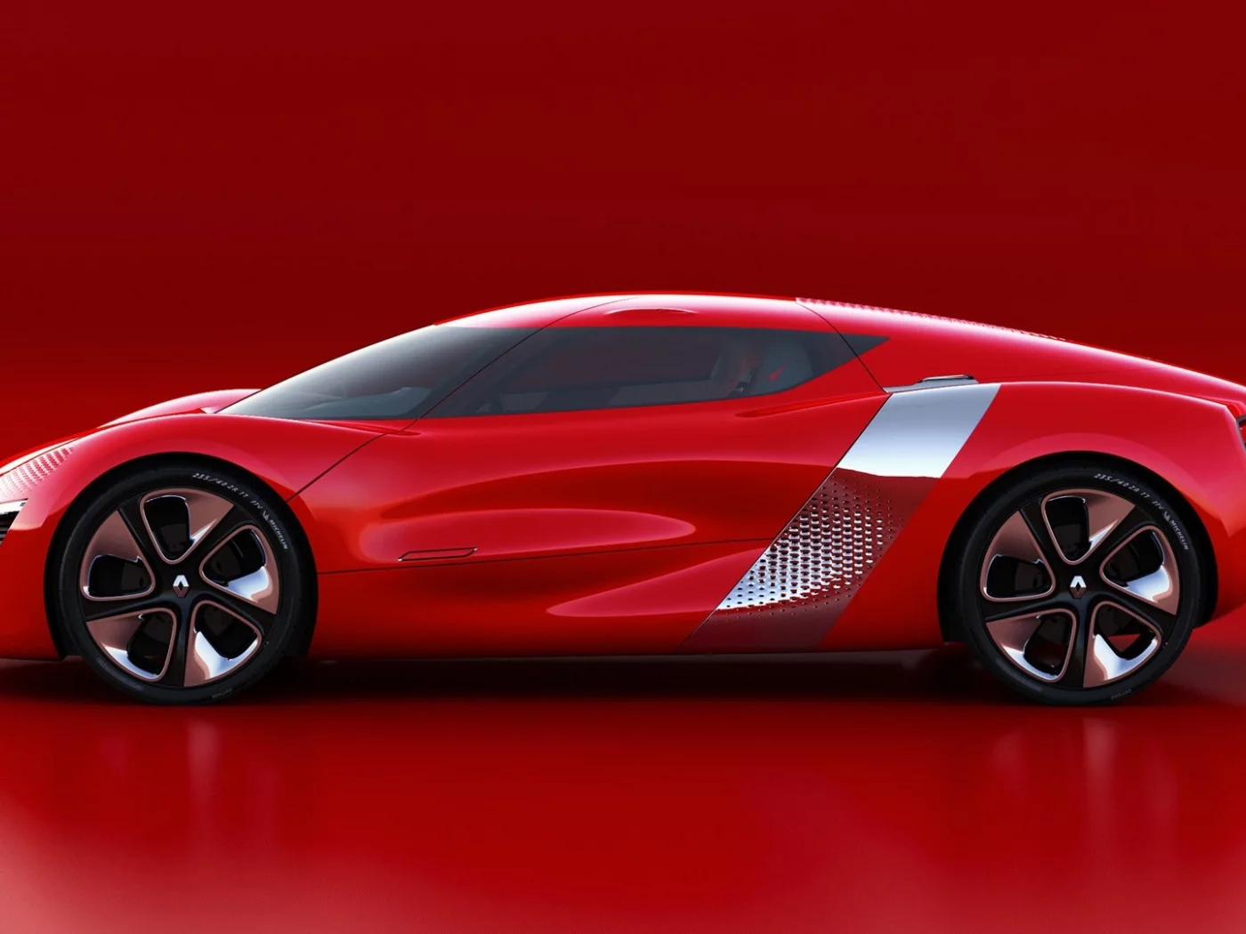 Renault, Dezir, Open, Doors, Side, Red
