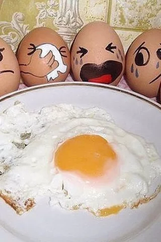 креативчик, яйца, яишня, поминки