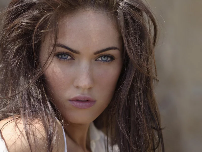 голубые глаза, веснушки, лицо, megan fox, меган фокс