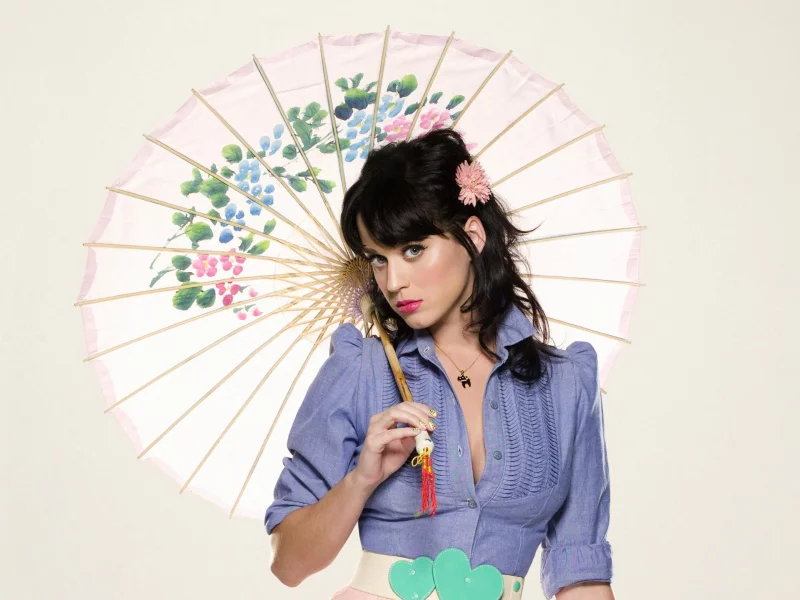 зонтик, певица, katy perry, кэти перри, девушка