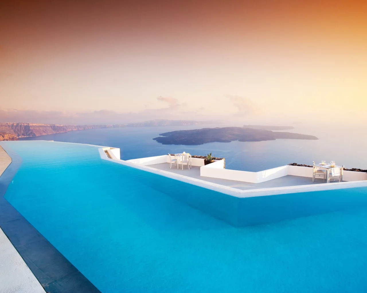 санторини, греция, greece, pool, santorini, бассейн, отель