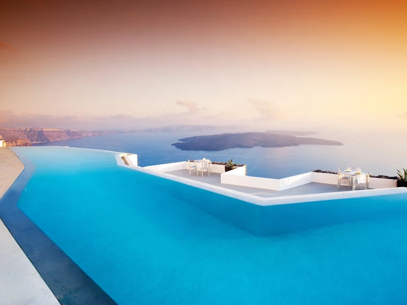 санторини, греция, greece, pool, santorini, бассейн, отель