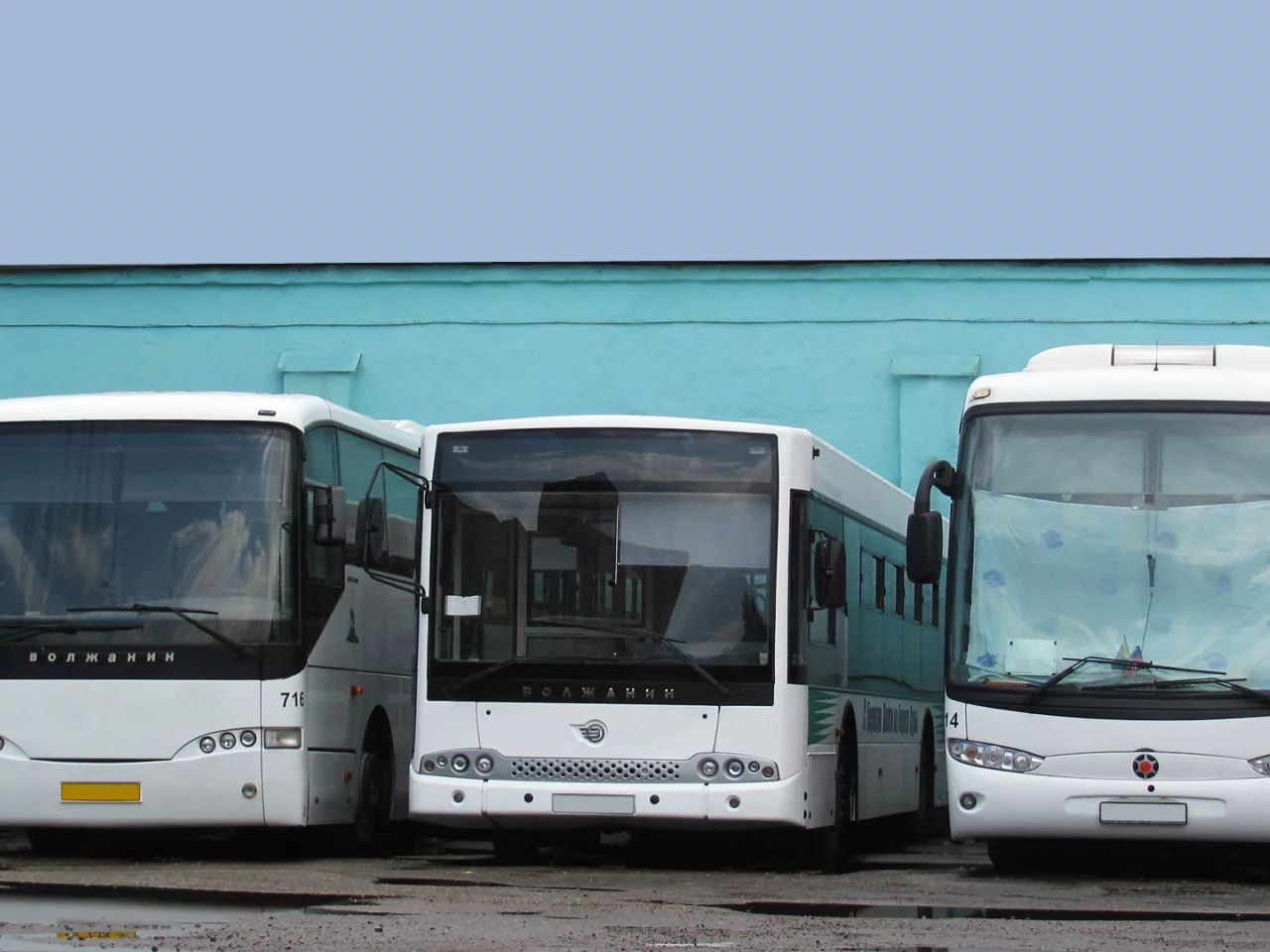 автобус, волжанин, маркополо, белый
