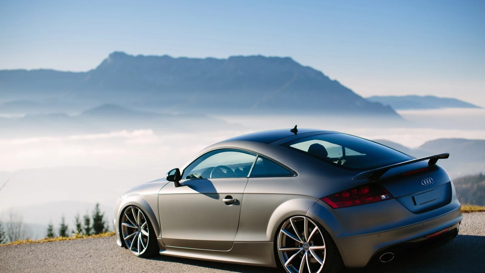 audi tt, austria, тюнинг, туман, горы
