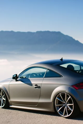 audi tt, austria, тюнинг, туман, горы