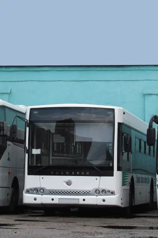 автобус, волжанин, маркополо, белый