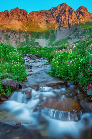 san juan mountains, природа, горы, сша, silverton colorado, утро, лето