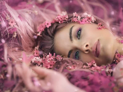 beauty, girl, candy