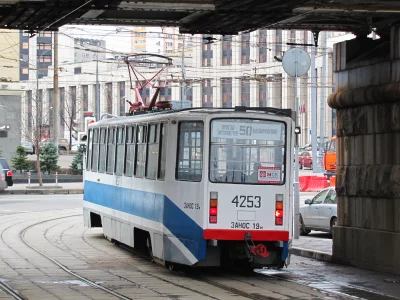 moscow, трамвай, дорога, город