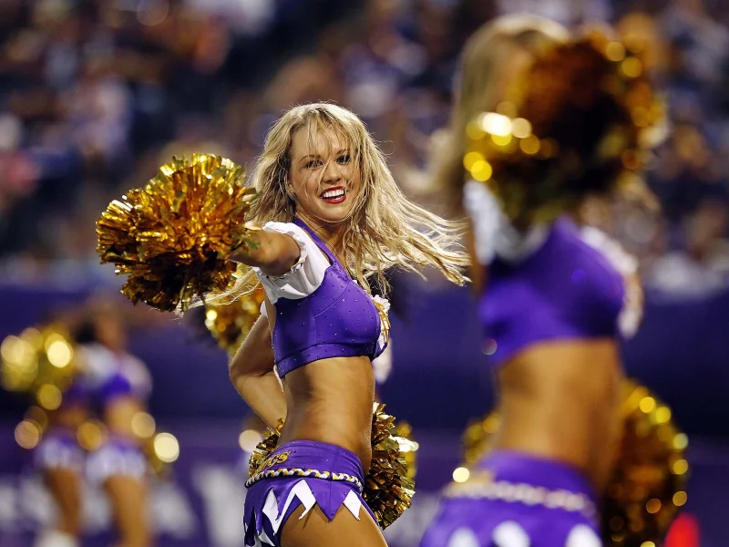 minnesota vikings, черлидерши, девушки
