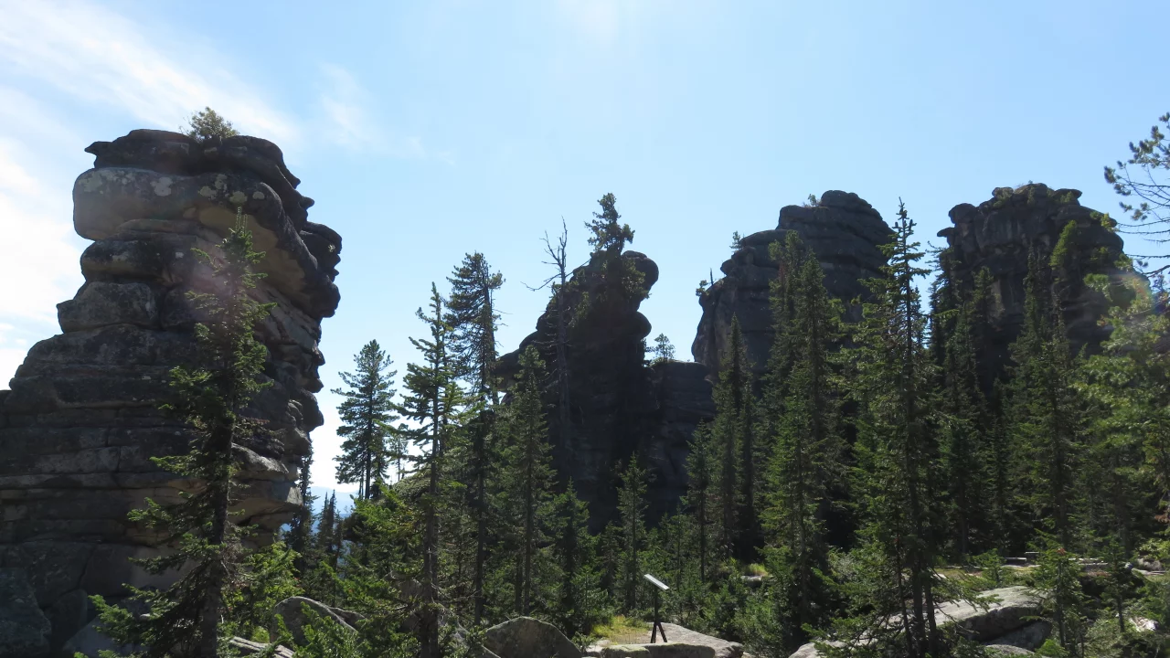 горы, каменный городок, саяны, тп