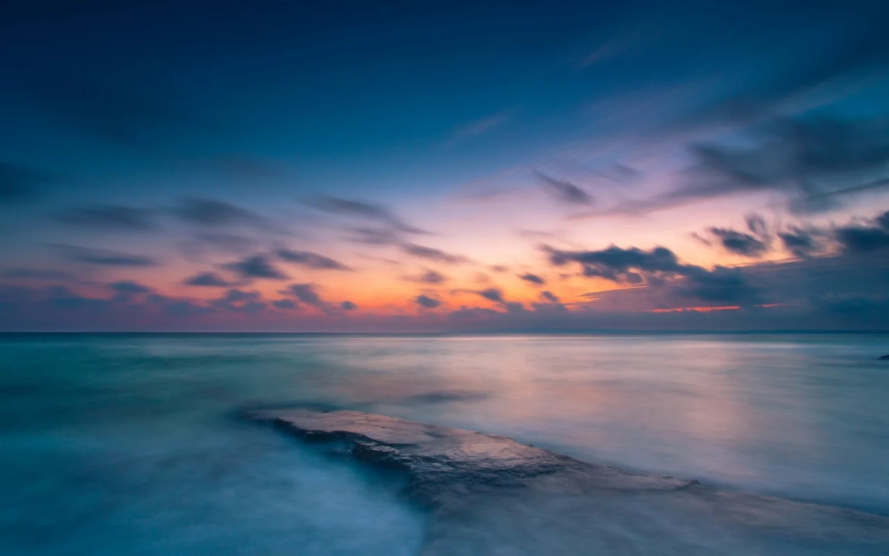 облака, пейзаж, река, вода, природа, небо, море, sea, ocean
