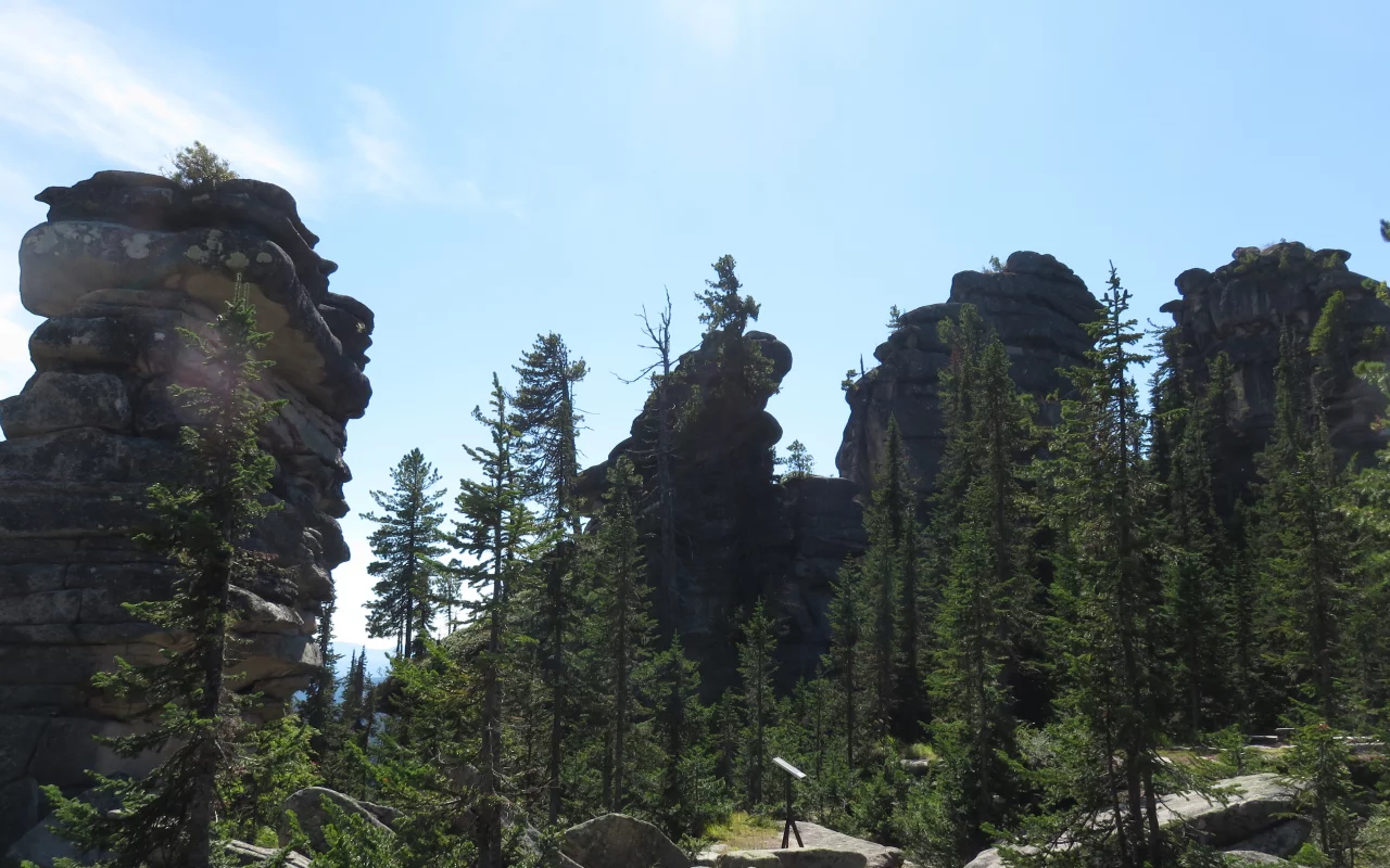 горы, каменный городок, саяны, тп