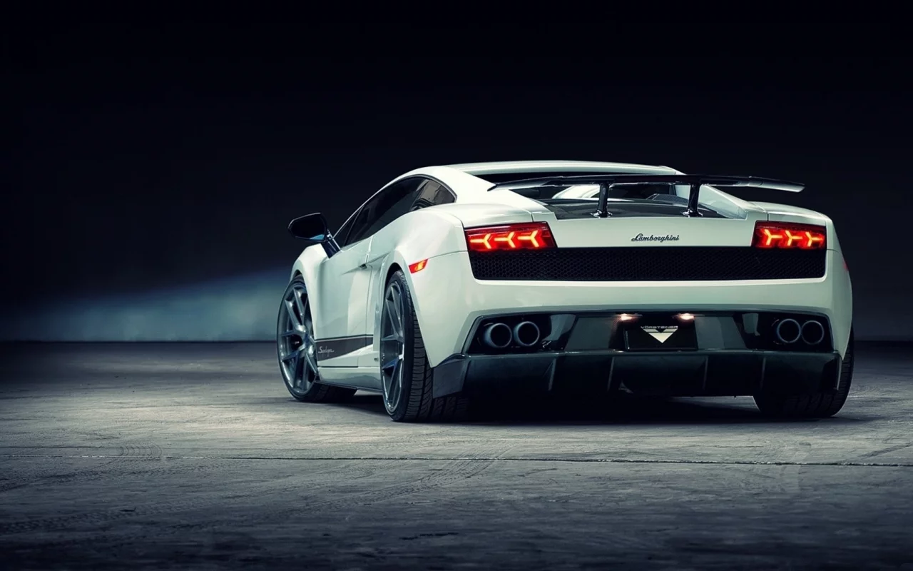 lamborghini, белый