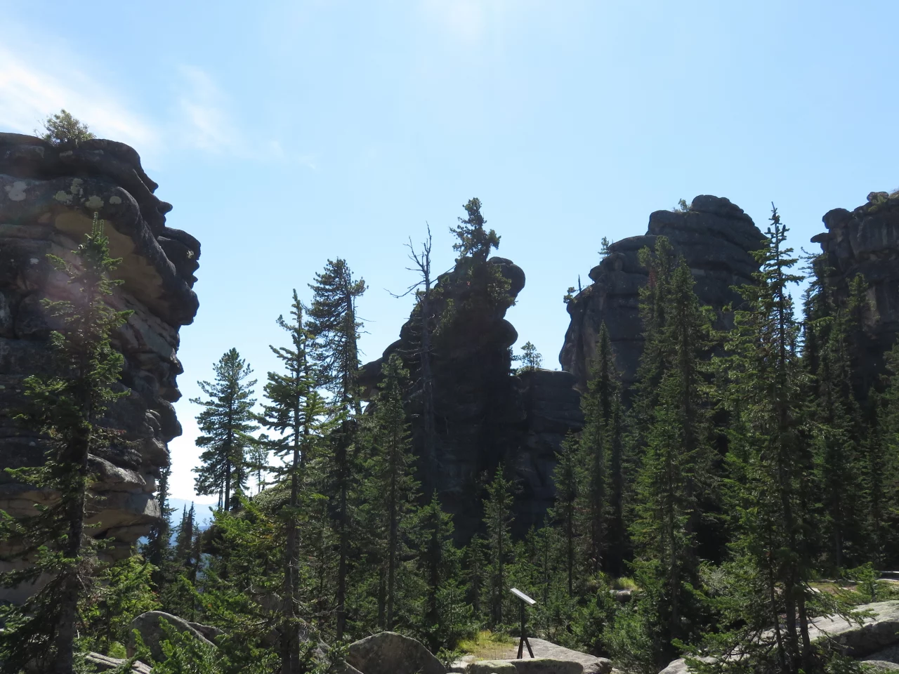 горы, каменный городок, саяны, тп