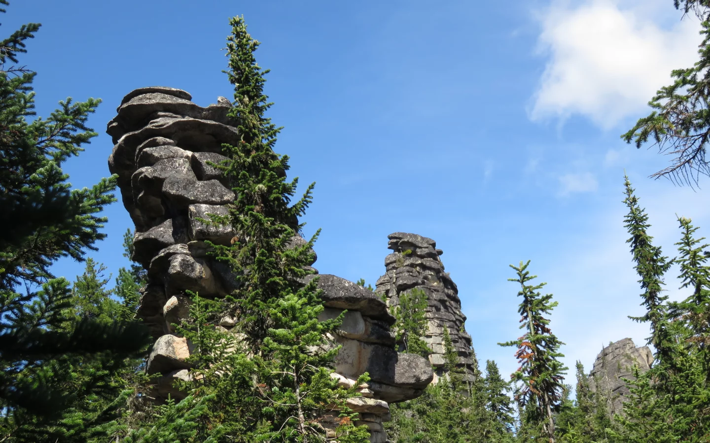 горы, каменный городок, саяны, тп