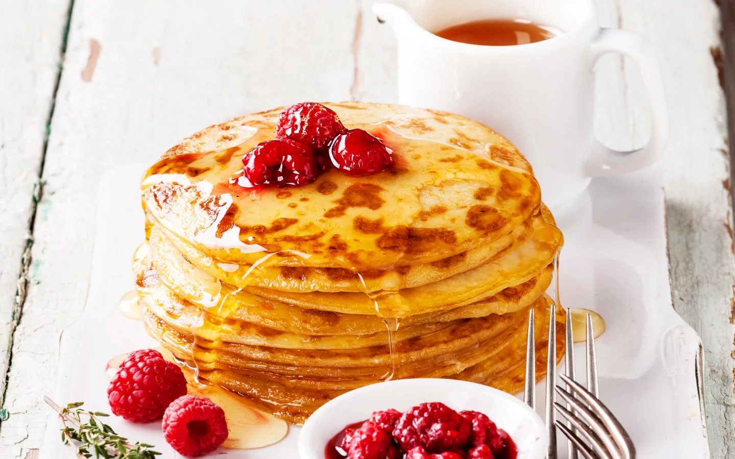 ancake, aspberry, jam, tea, блины, блинчики, варенье, малина, чай
