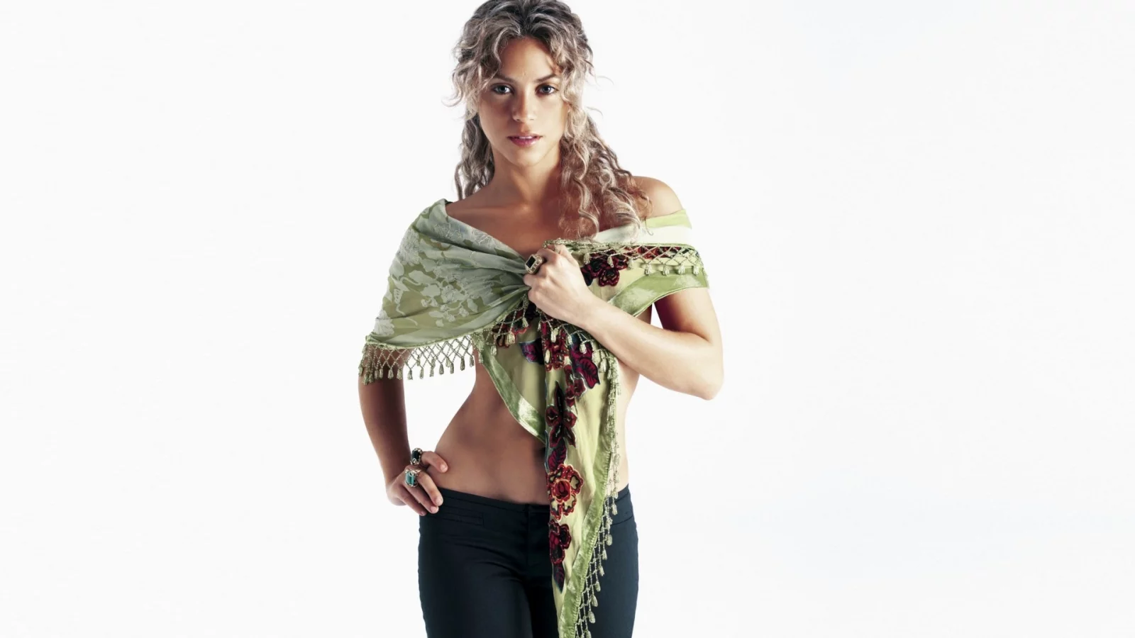 волосы, музыка, шакира, девушка, shakira, певица, блондинка
