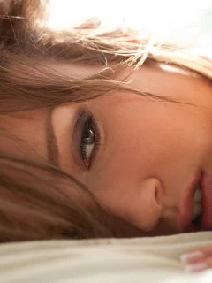 взгляд, личико, модель, malena morgan, причёска