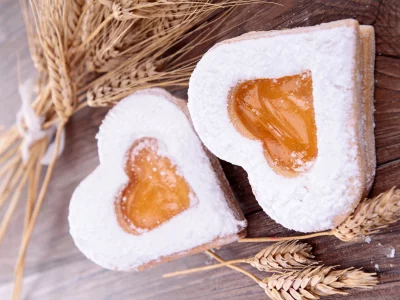 aking, biscuit, heart, выпечка, печенье, сердце, пшеница