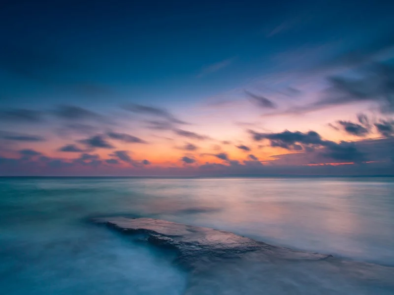 облака, пейзаж, река, вода, природа, небо, море, sea, ocean