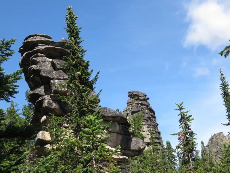 горы, каменный городок, саяны, тп