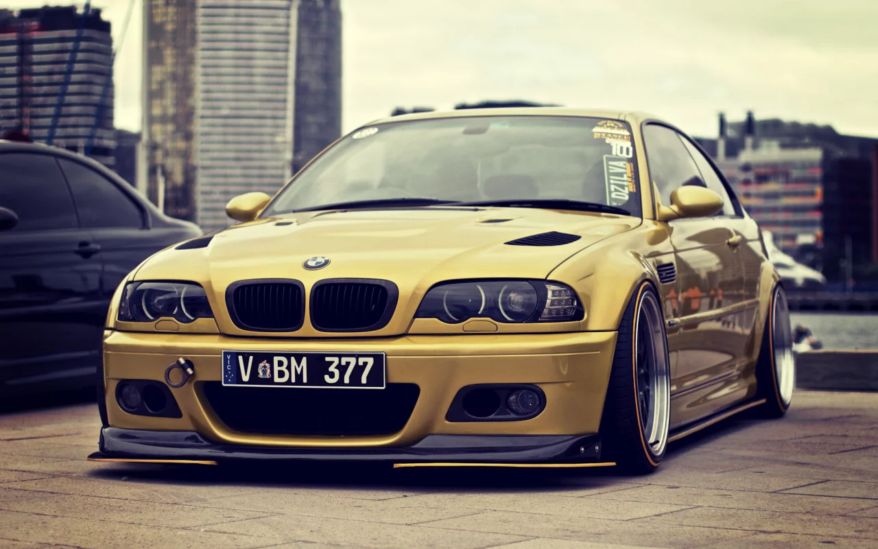 m3, бмв, тюнинг, gold, e46, bmw, stance