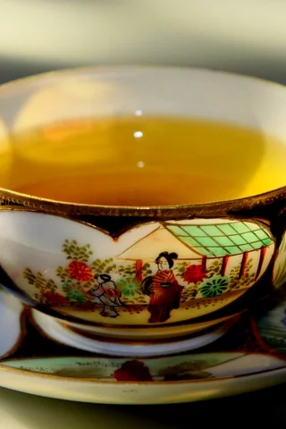 чай, чаепитие, зелёный чай