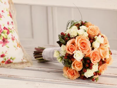 wedding, bouquet, flowers, roses, свадьба, букет, цветы, розы