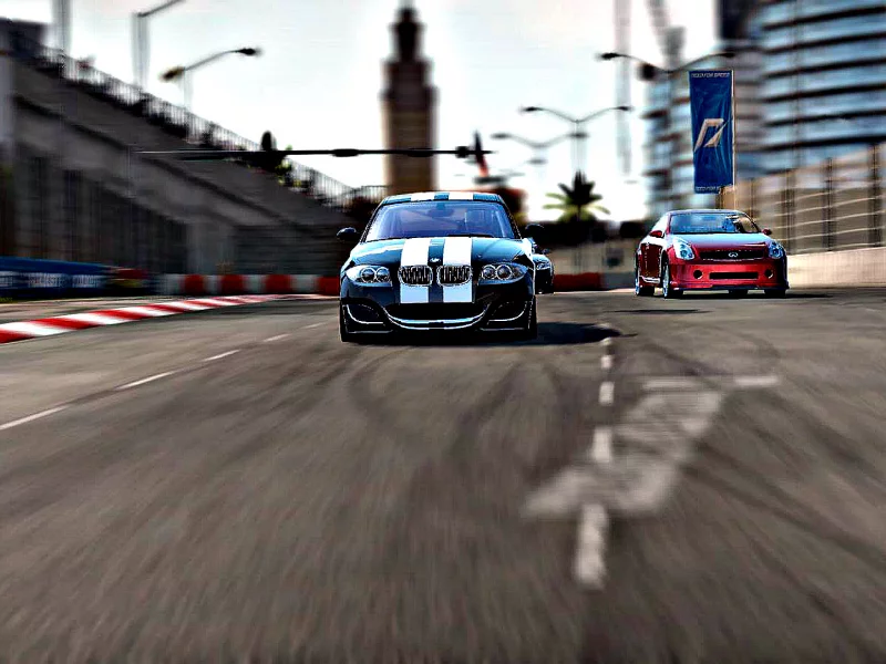 shift 2 unleashed, bmw 135i coupe, чёрный, гонка, скорость, лидер